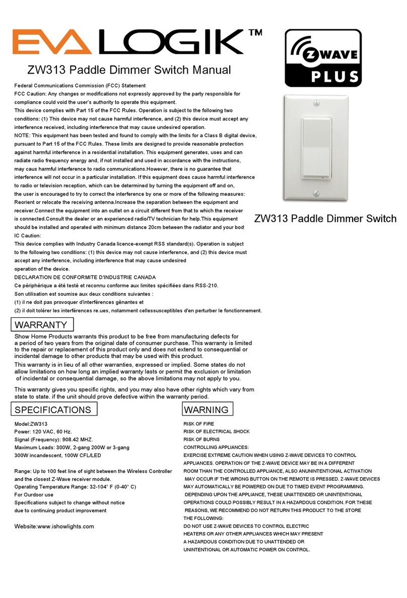 EVA Logik ZW313 manual