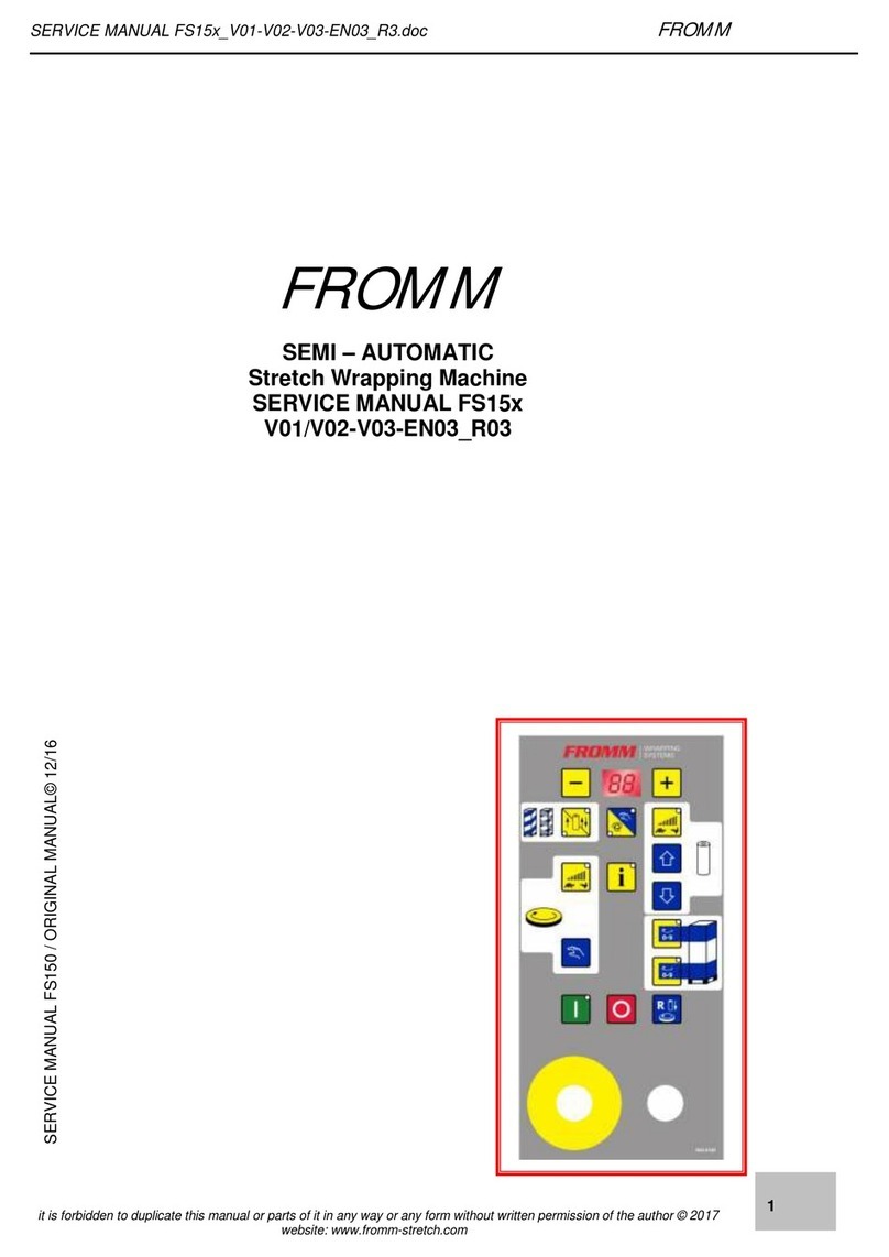 Fromm FS15 Series User manual