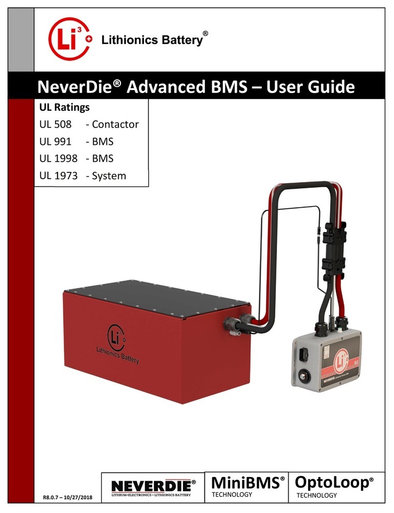 Lithionics Battery NeverDIE User manual