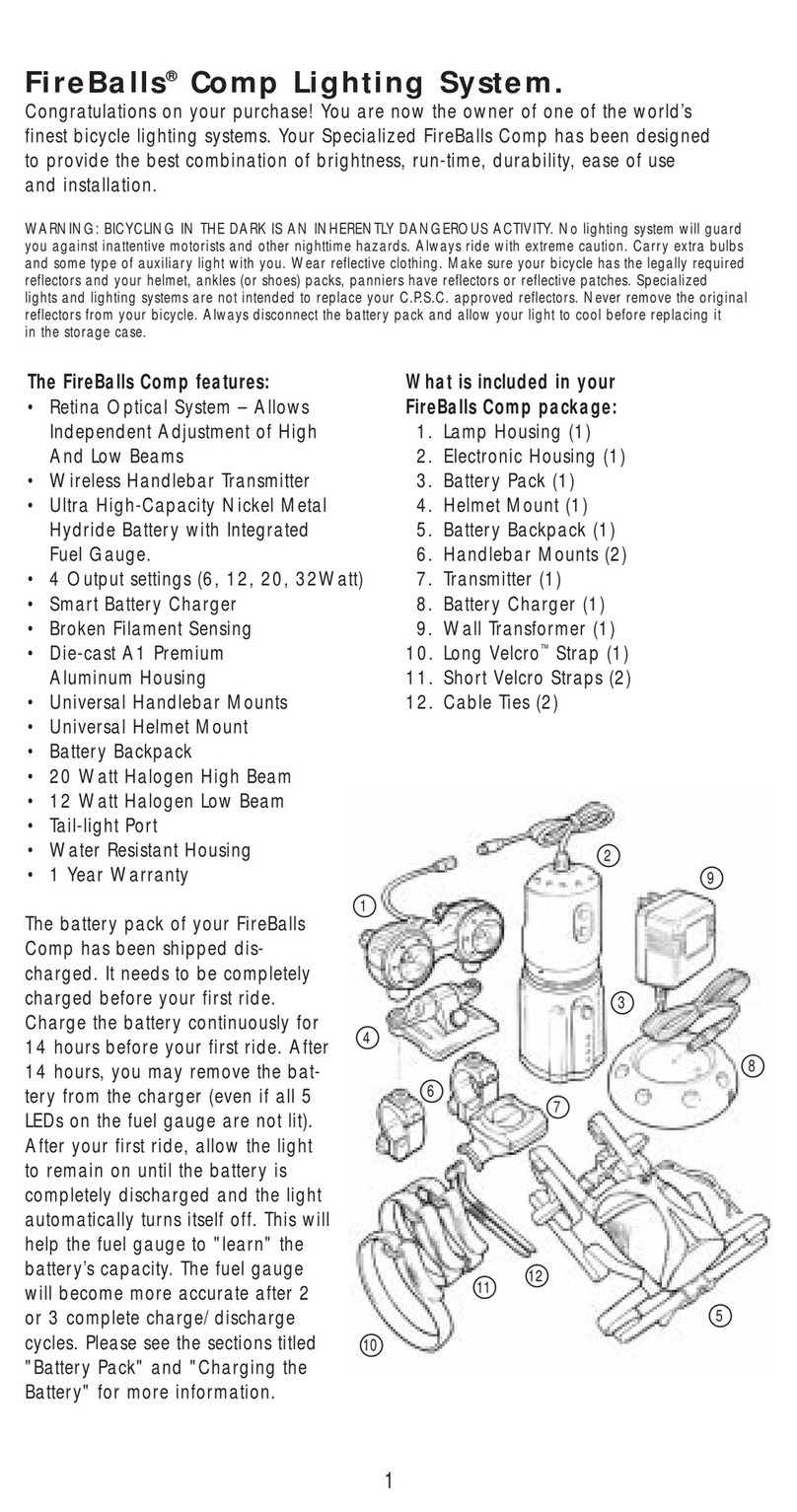 Specialized FireBalls Comp manual