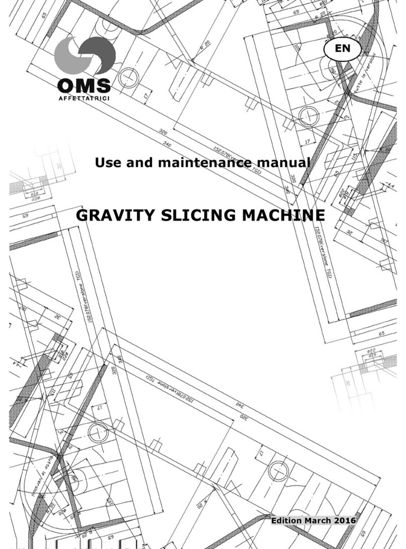 OMS GIGLIO TG 220 Use and maintenance manual