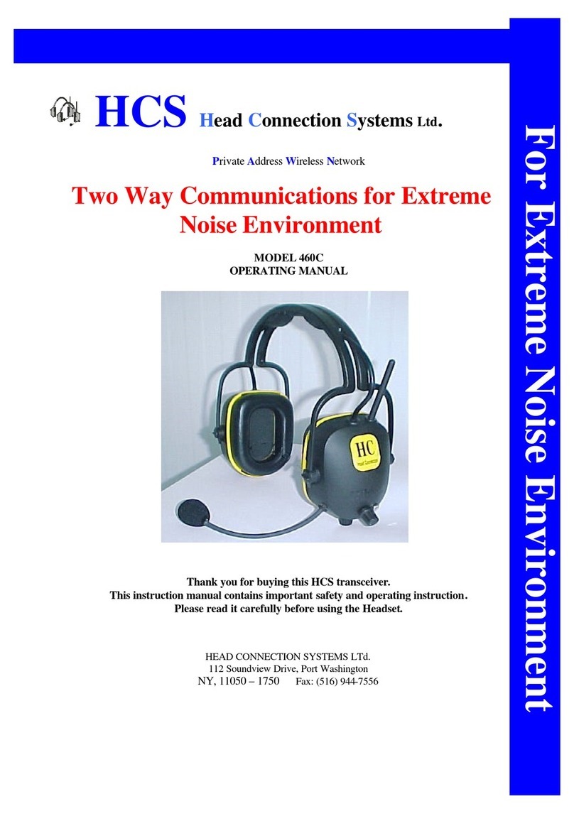 HCS 460C operating manual