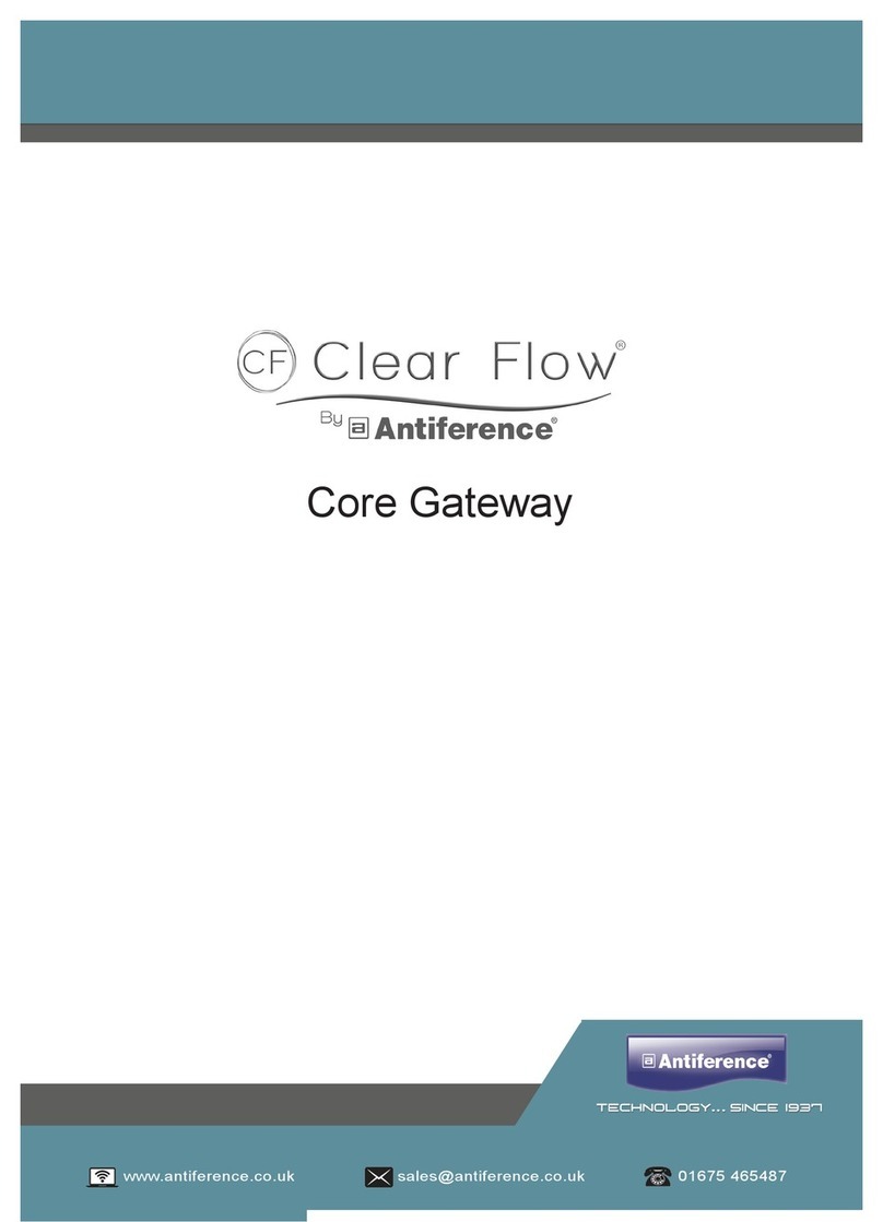 ANTIFERENCE Clear Flow user guide