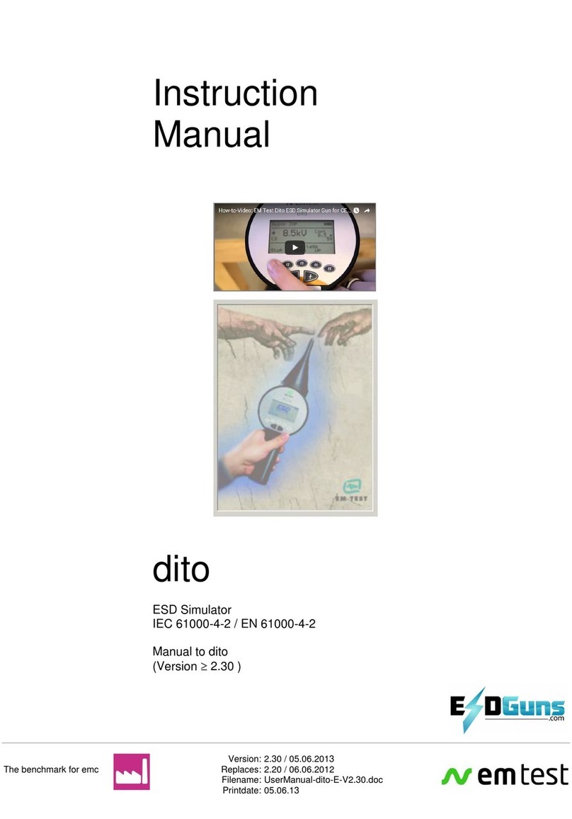 EMTEST dito instruction manual