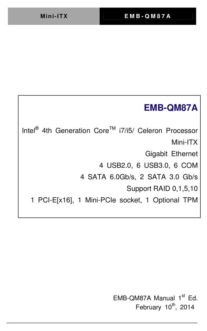 Aaeon EMB-QM87A User manual Aaeon EMB-QM87A User manual