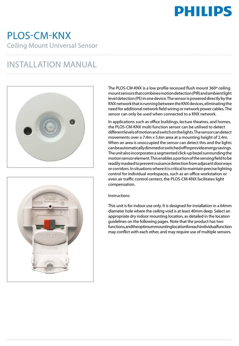 Philips PLOS-CM-KNX Installation guides