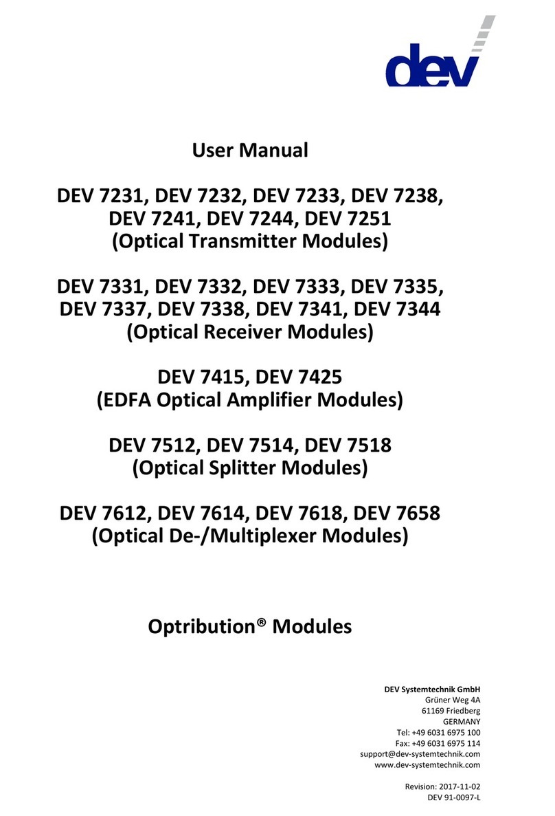 DEV 7231 user manual