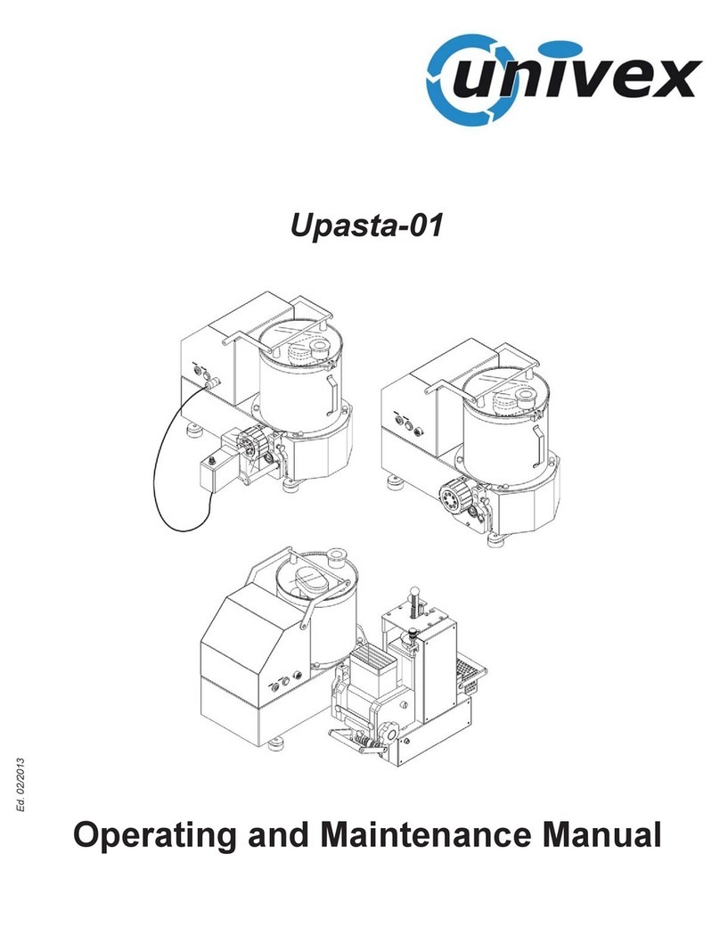Univex Upasta-01 Operating instructions