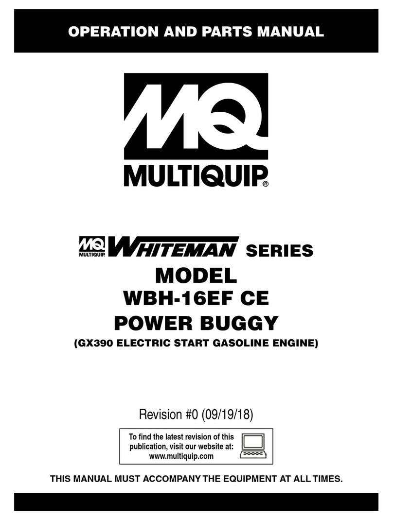 MULTIQUIP Whiteman series Operation and parts manual