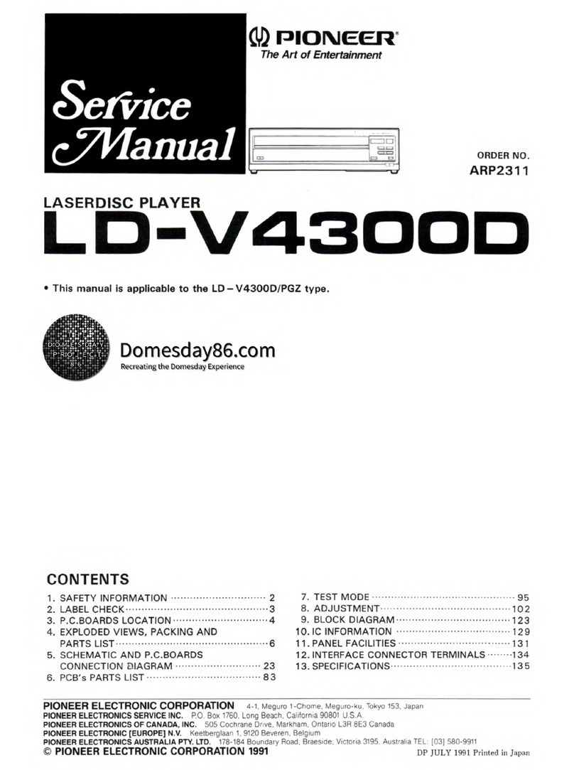 Pioneer LD-V4300D User manual