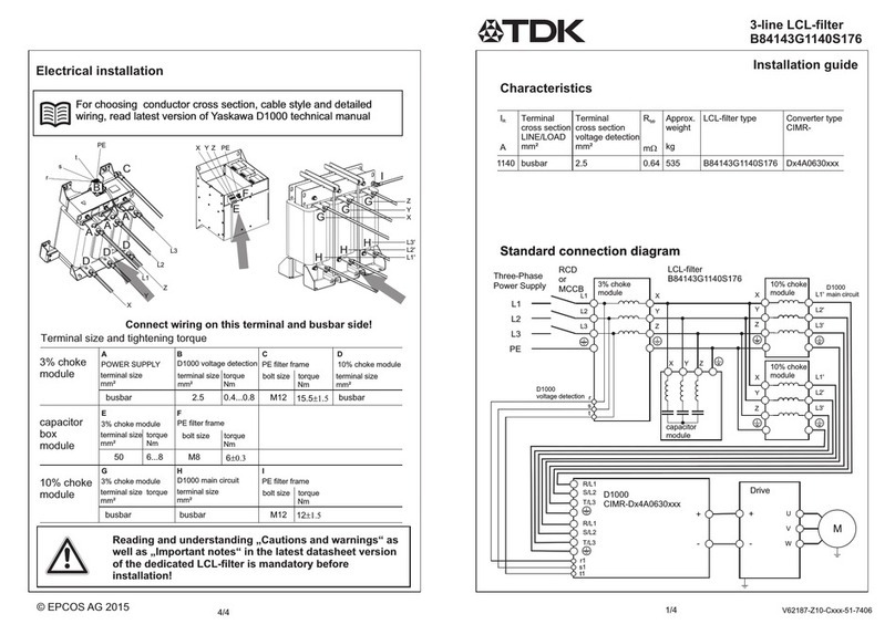 TDK B84143G1140S176 installation guide