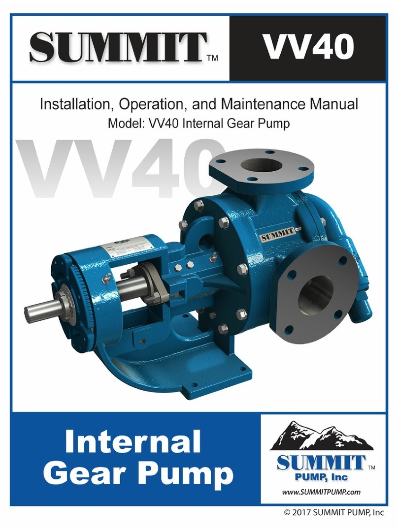 Summit VV40H Installation, operation & maintenance manual