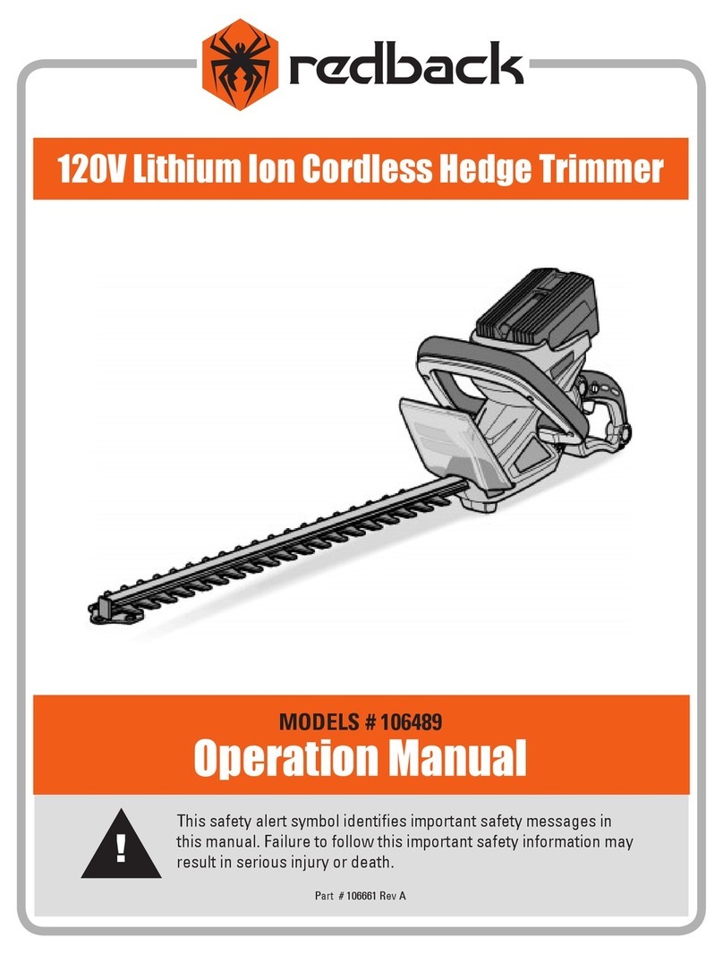 Redback 106489 User manual