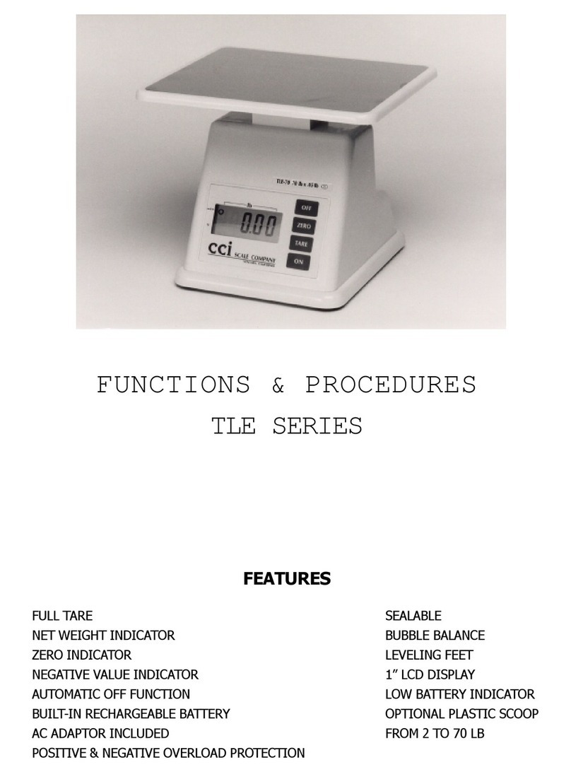 CCi TLE series Operation manual
