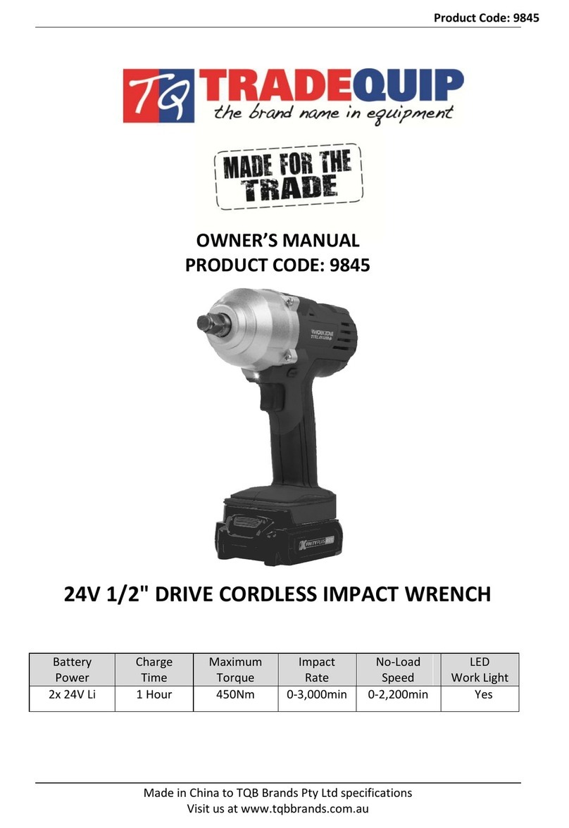 TradeQuip 9845 owner's manual