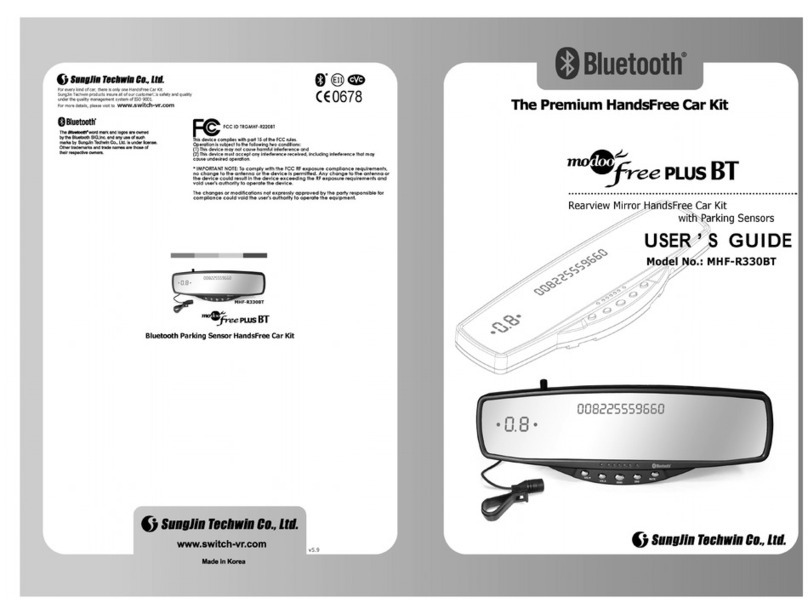 SungJin Techwin Co MHF-R330BT user guide SungJin Techwin Co MHF-R330BT user guide