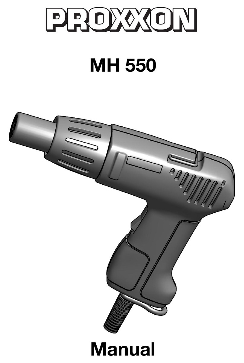 Proxxon MH 550 manual