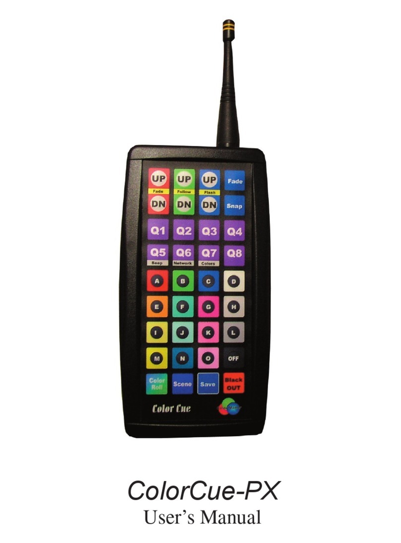 ColorMaker ColorCue-PX user manual