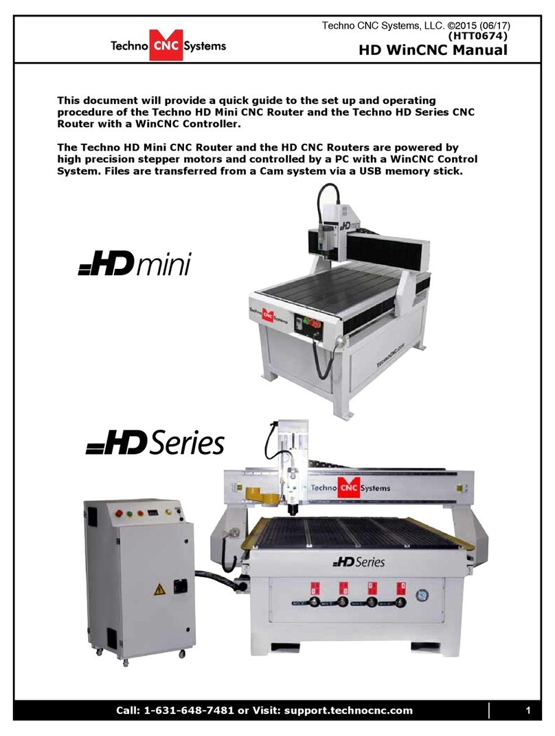 Techno CNC Systems HD series manual
