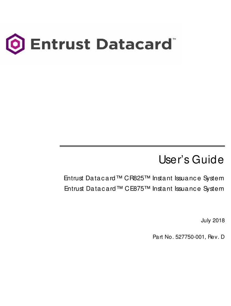 Entrust Datacard CR825 Series User manual Entrust Datacard CR825 Series User manual