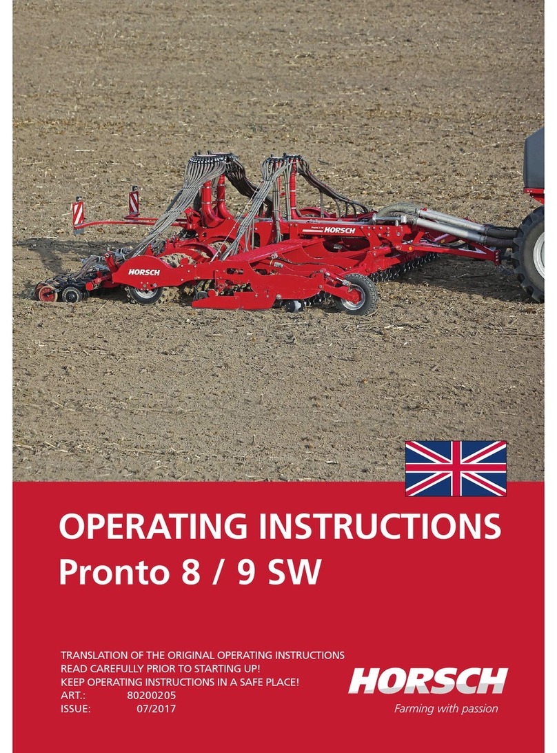 horsch Pronto 8 SW User manual