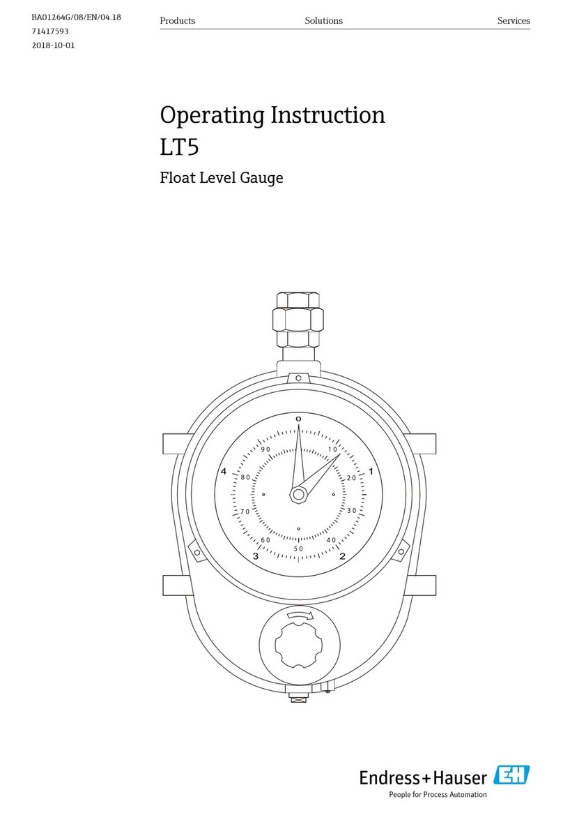 Endress+Hauser LT5 User manual