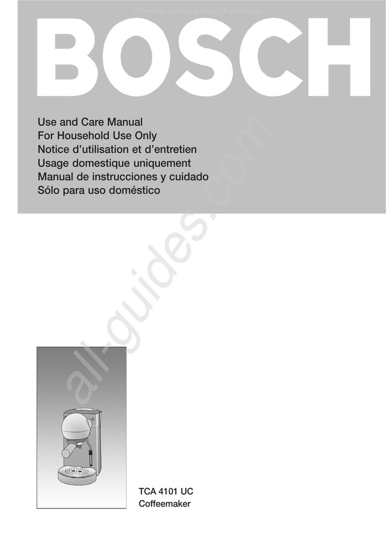 Bosch TCA 4101 UC User manual