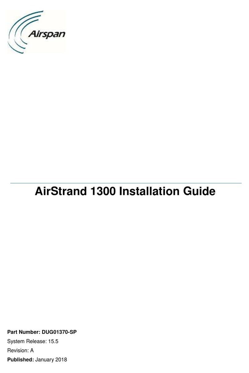 Airspan AirStrand 1300 installation guide