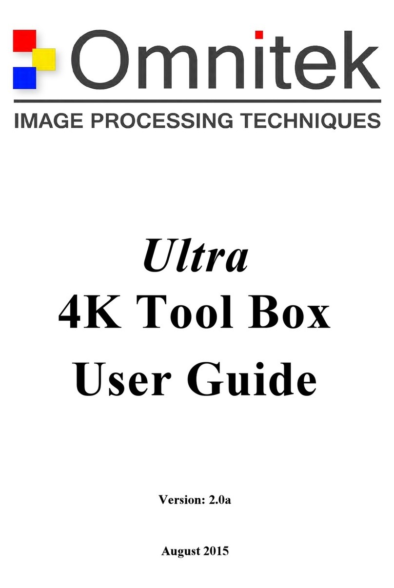 OmniTek Ultra 4K Tool Box user guide