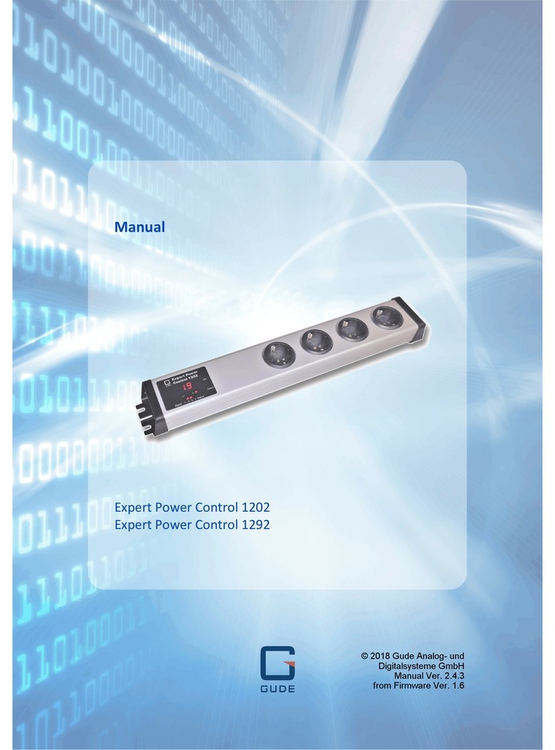 Gude Expert Power Control 1292 manual