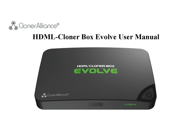Cloner Alliance HDML-Cloner Box Evolve user manual