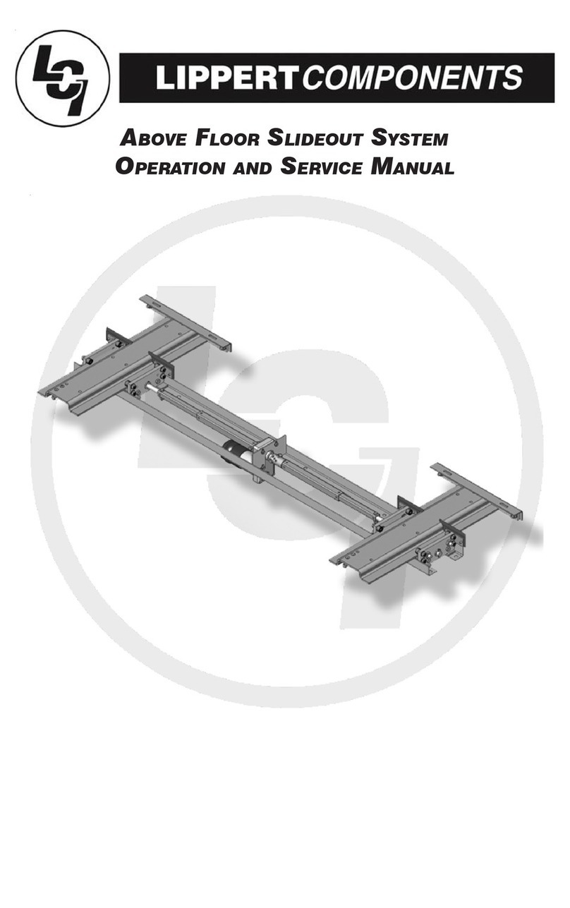Lippert Components ABOVE FLOOR SLIDEOUT SYSTEM Operation manual