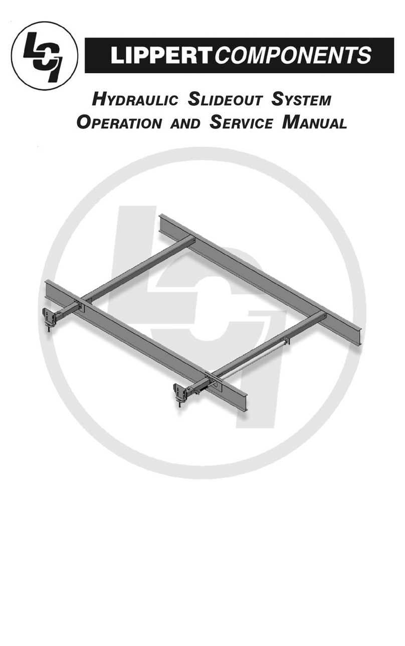 Lippert Components HYDRAULIC SLIDEOUT SYSTEM Operation manual