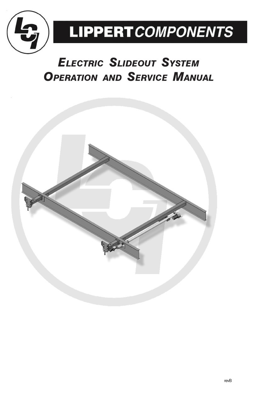Lippert Components ELECTRIC SLIDEOUT SYSTEM Operation and service manual