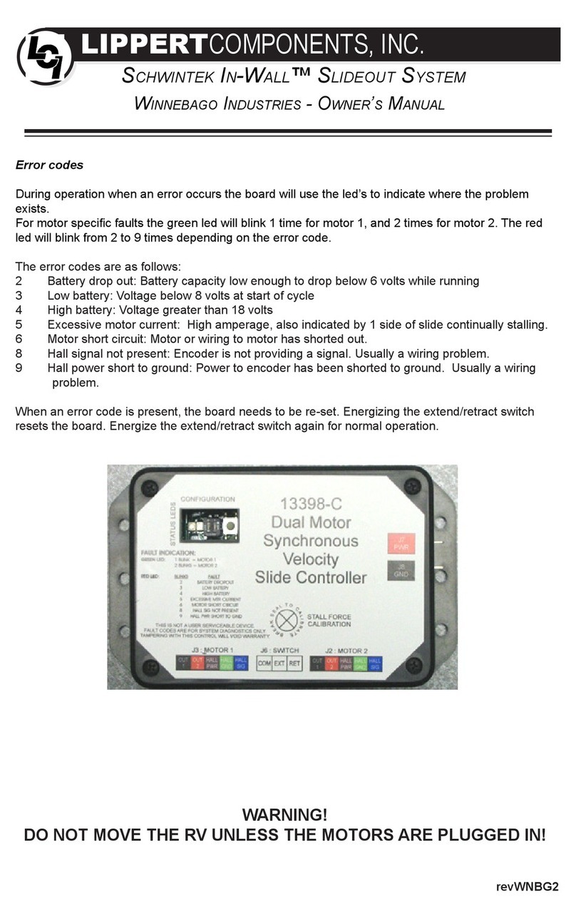 Lippert Components 13398-C owner's manual