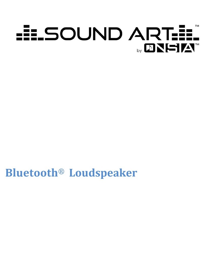 Dedicated Sound and Audio ONSIA Sound Art manual