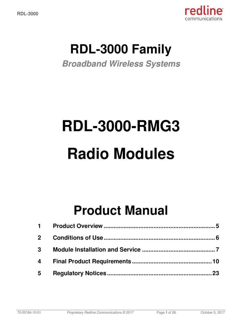 Redline RDL-3000 Series User manual