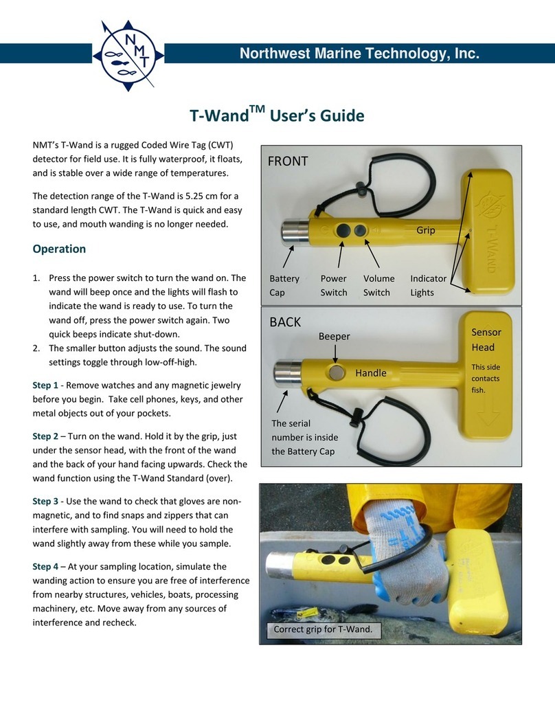 Northwest Marine Technology T-Wand User manual