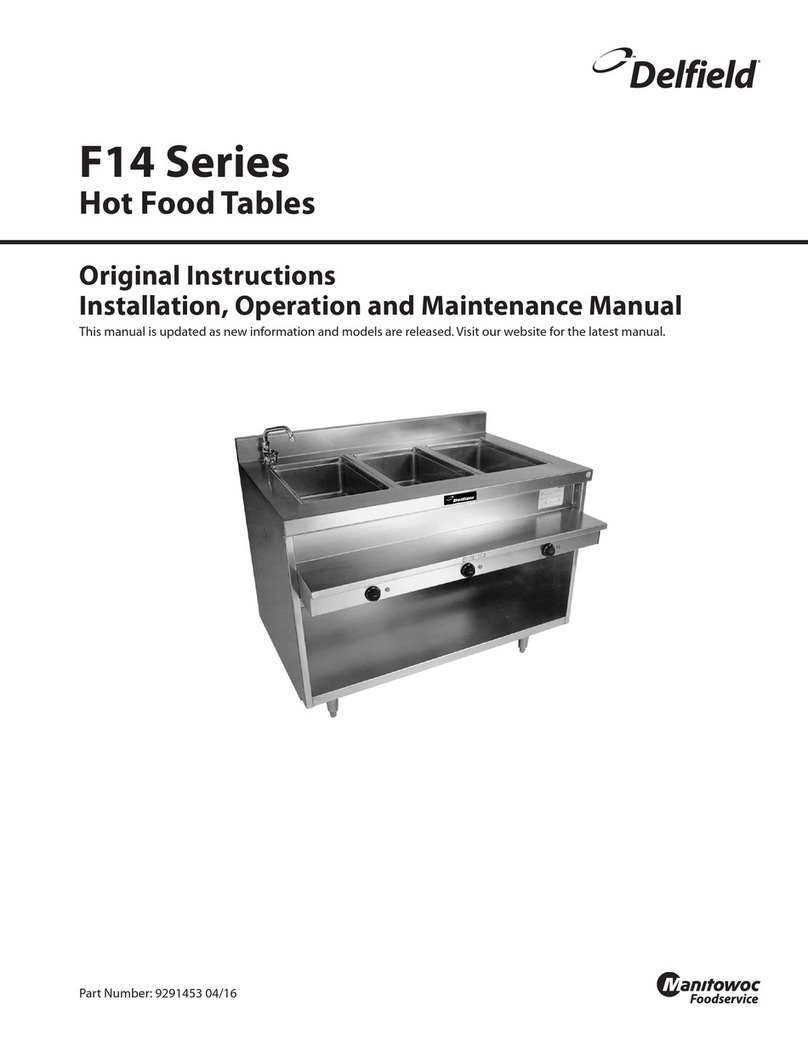 Delfield F14EI232 User manual