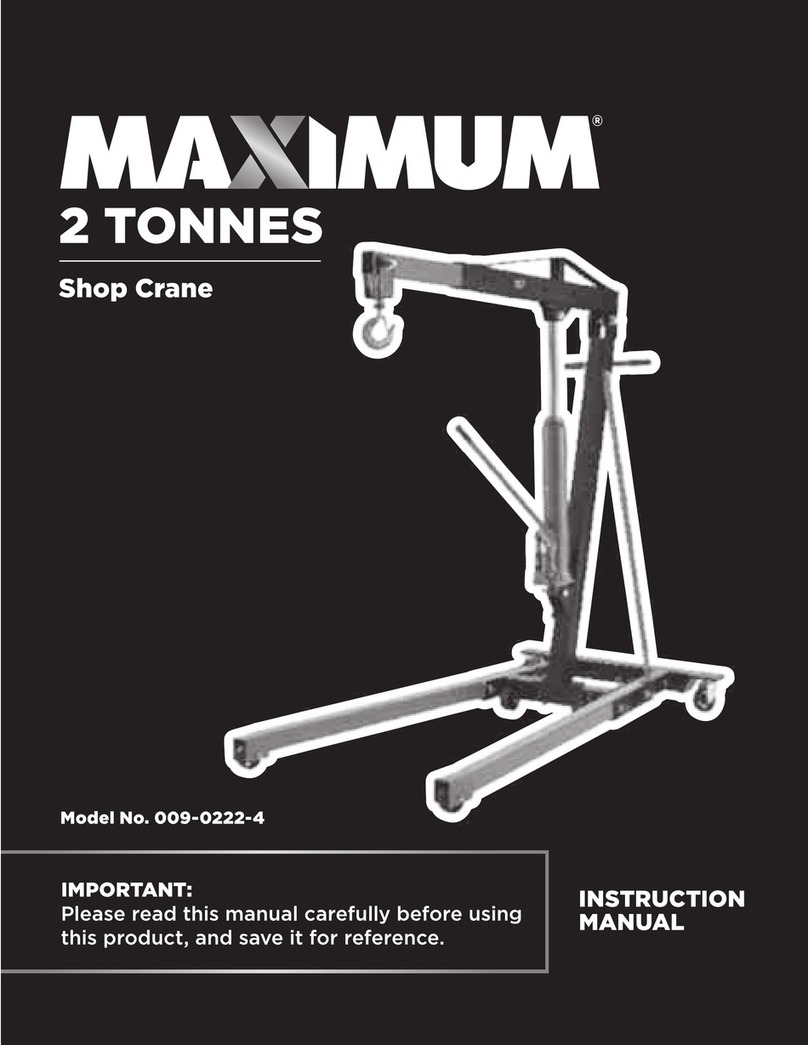 Maximum 009-0222-4 instruction manual