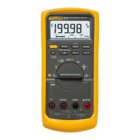 Fluke 87 V/AN User manual