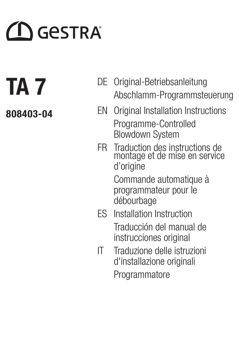 GESTRA TA 7 Installation instructions manual