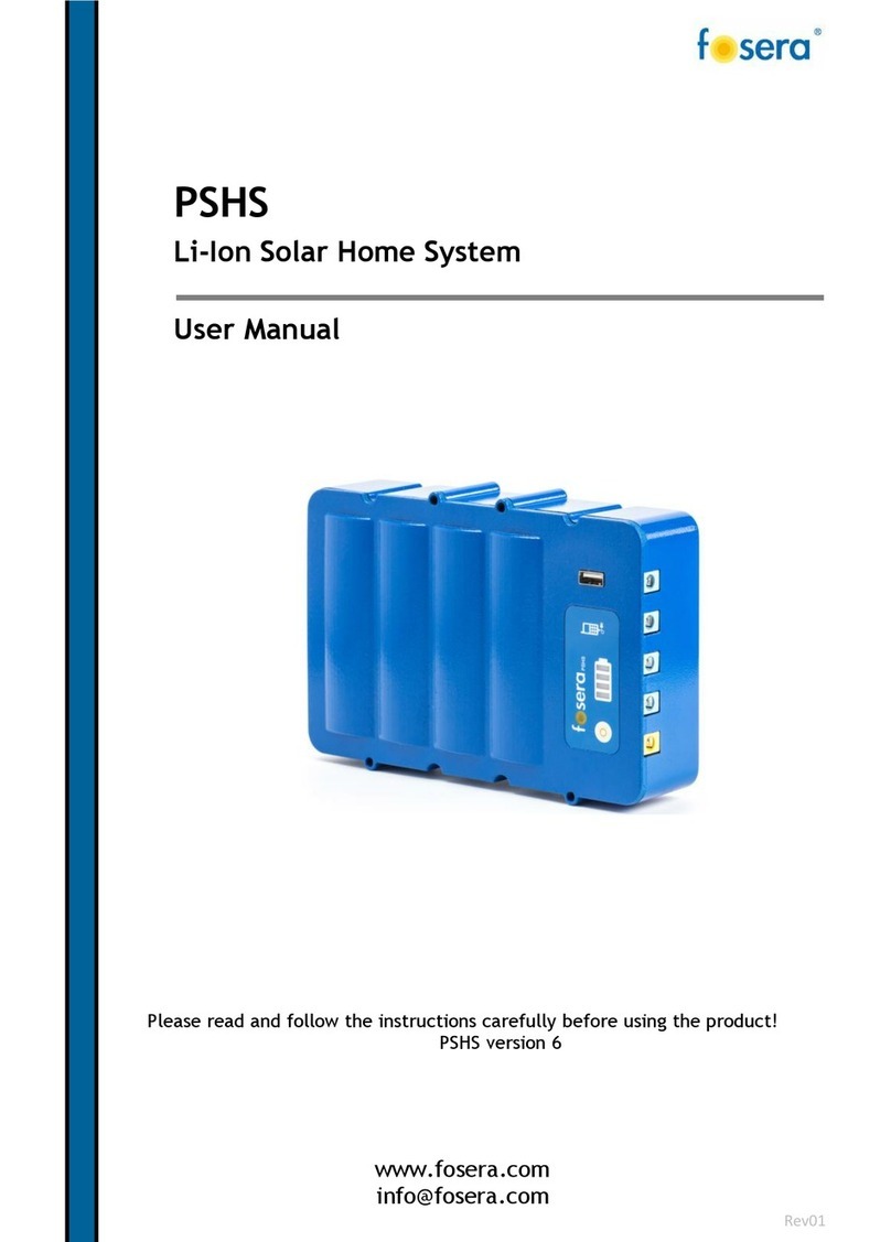 Fosera PSHS 3000 User manual