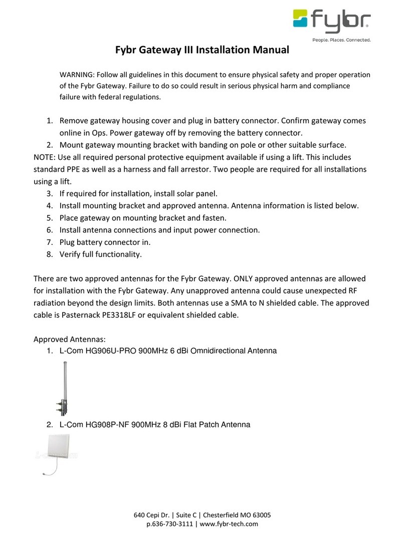 Fybr Gateway III installation manual