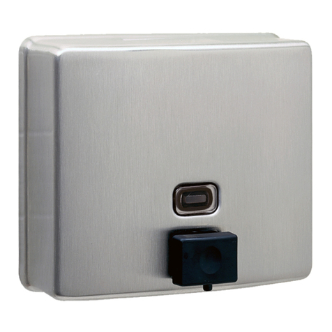 Bobrick Contura Series Operating and maintenance manual