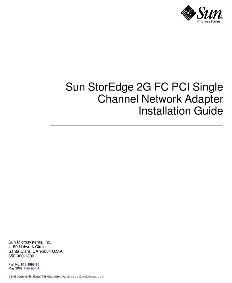 Sun Microsystems StorEdge X6767A installation guide Sun Microsystems StorEdge X6767A installation guide