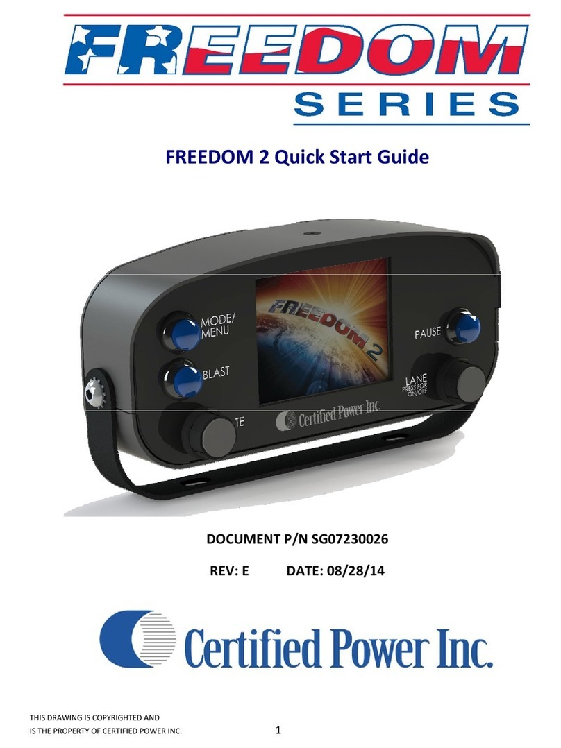 Certified Power Freedom series quick start guide