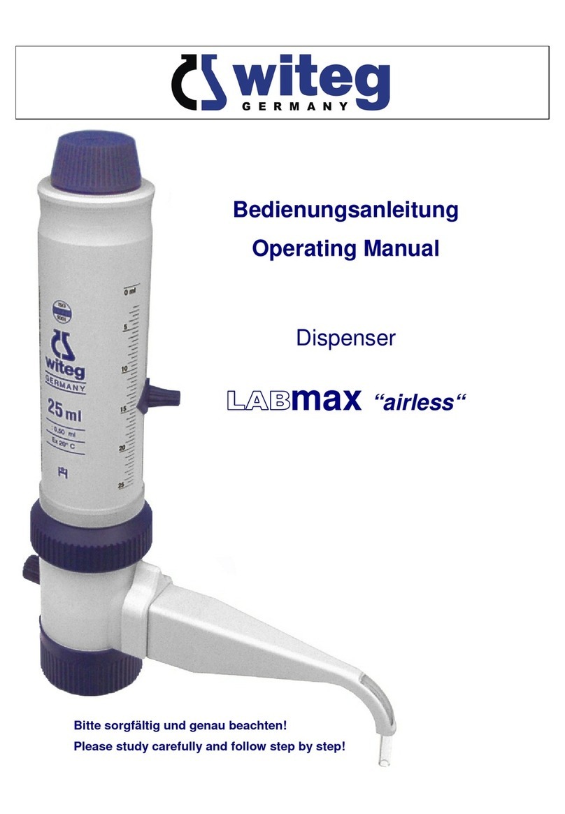 Witeg LABMAX airless User manual
