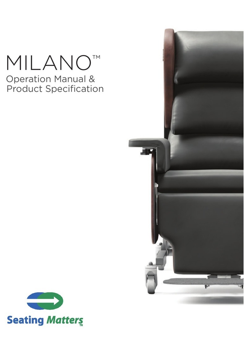 Seating Matters Milano Installation instructions Seating Matters Milano Installation instructions