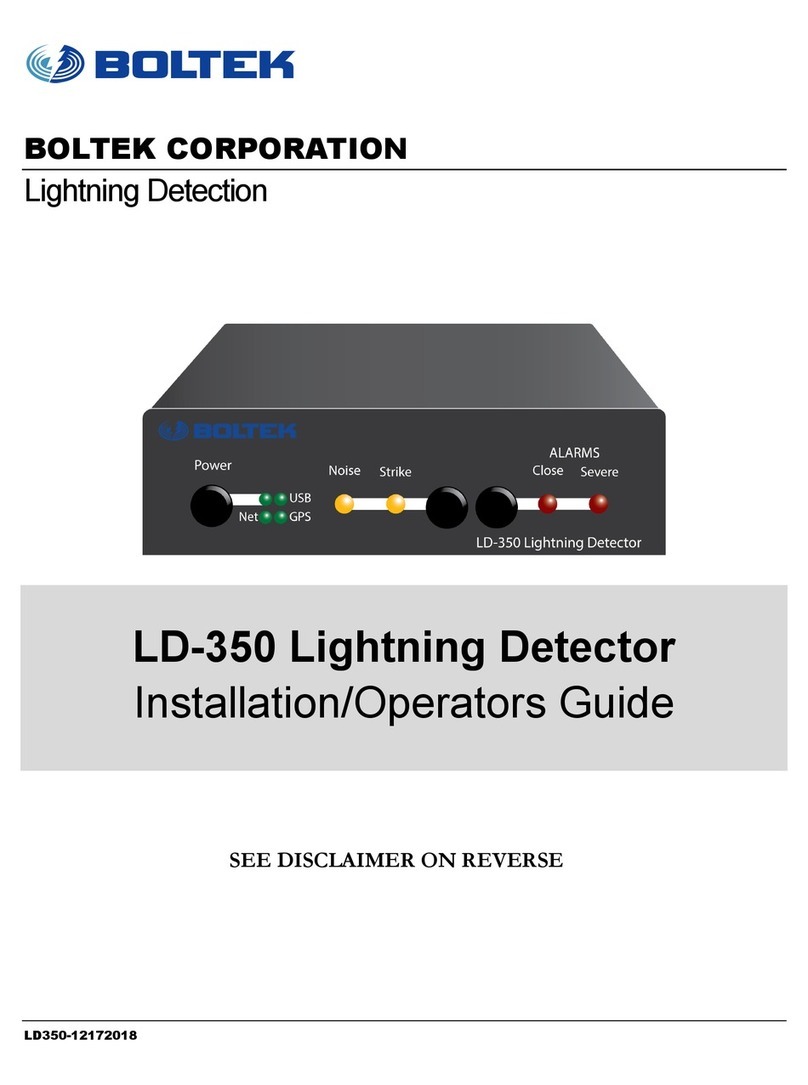 Boltek LD-350 Specifications